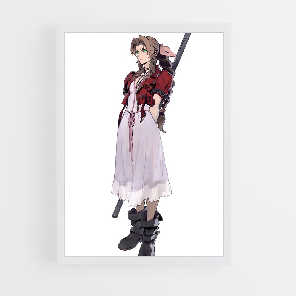 Poster Gunblade Princess – affiche Final Fantasy (vue 3)